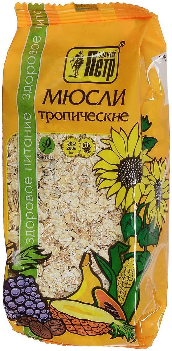 Мюсли Тропические 280 гр Золотой Петр