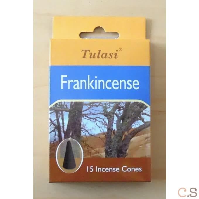 Ладан (Frankincense) благовония 15 конусов Sarathi Tulasi