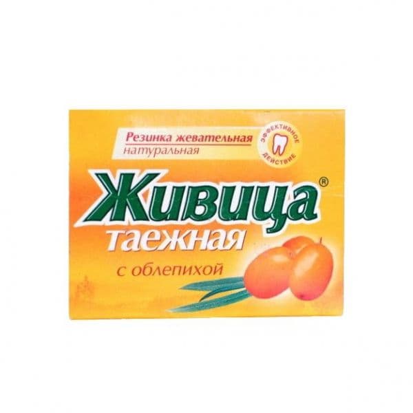 Живица таежная с облепихой 5 шт по 0,8 гр