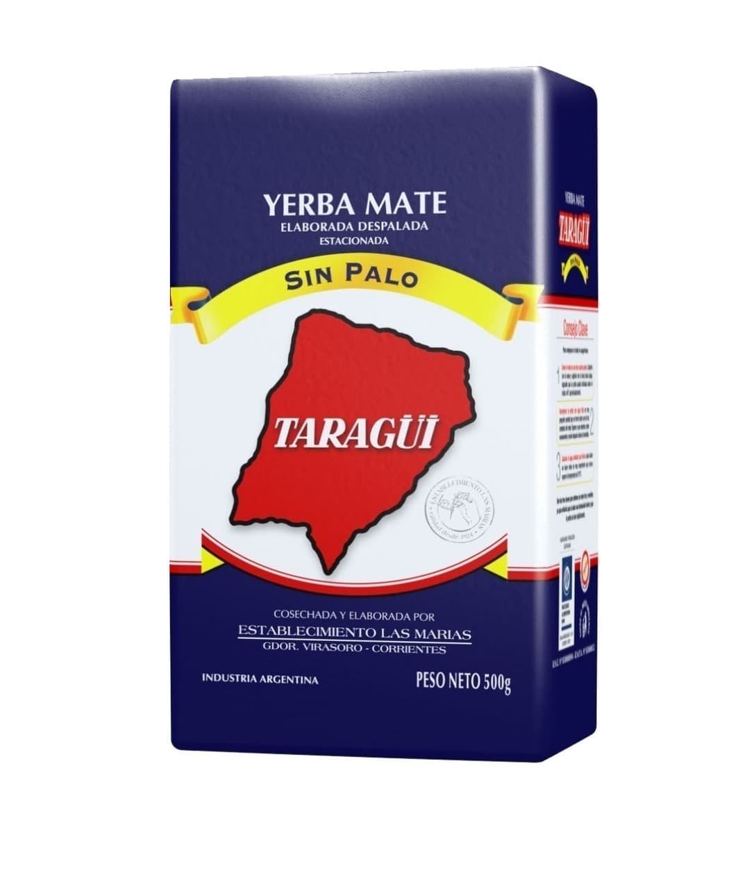 Мате Taragui Sin Palo листовой 500 гр