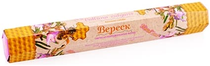 Свеча из вощины с Вереском