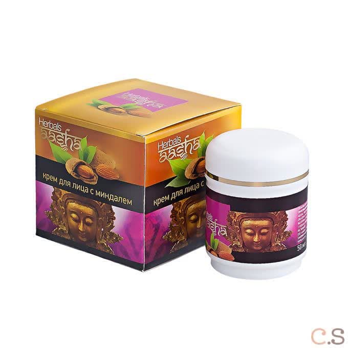 Крем с миндалем 50 гр Aasha Herbals