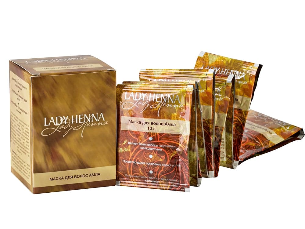 Маска для волос Амла укрепляющая 10 гр Lady Henna