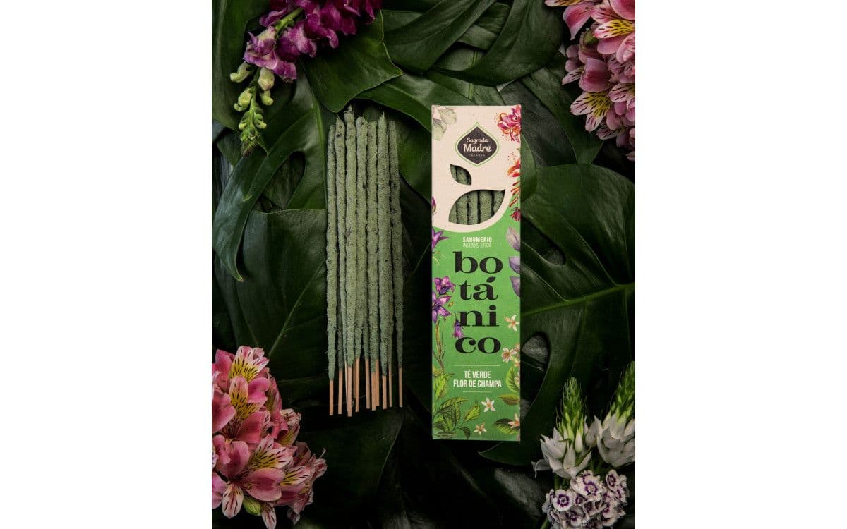 Благовония Sagrada Madre Botanico Зеленый чай и чампа