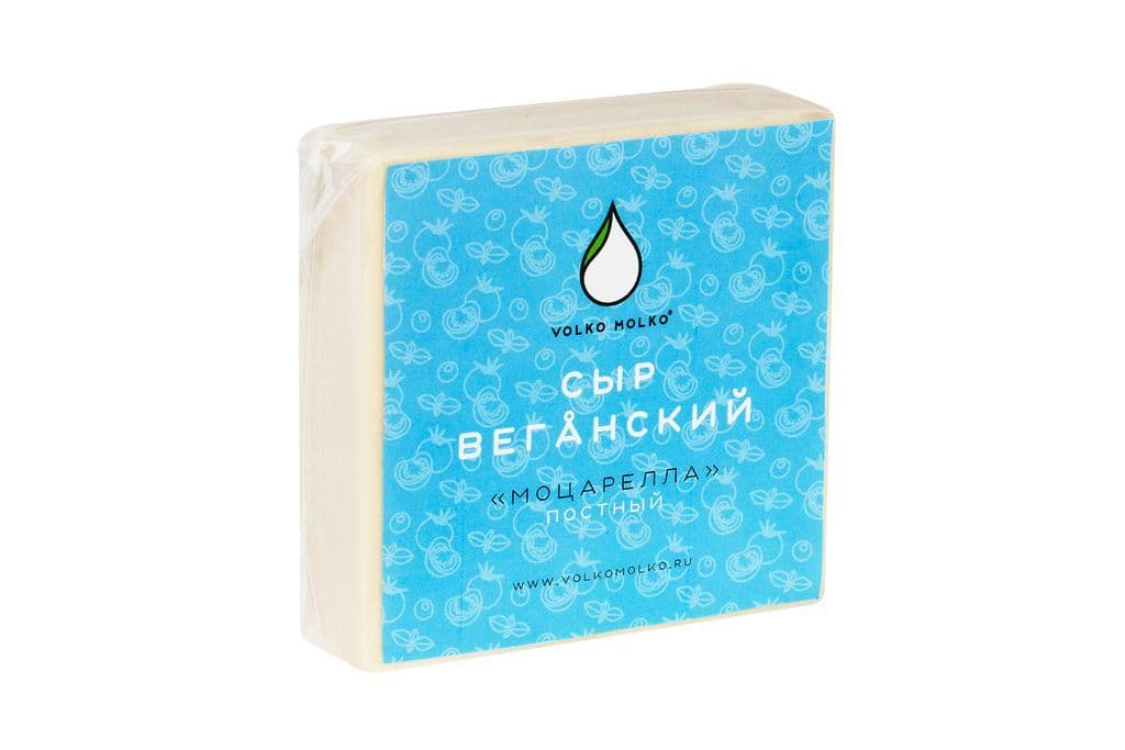 Сыр веганский со вкусом Моцарелла 280 гр Volkomolko
