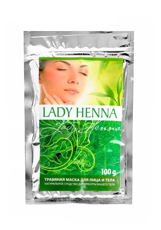 Травяная маска для лица и тела 100 гр Lady Henna