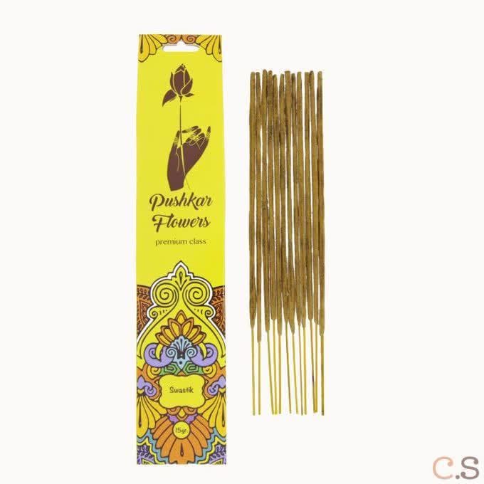 Пожелание удачи (Swastik) 15 гр Благовония премиум Pushkar Flowers