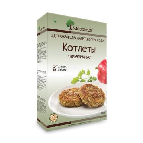 Котлеты чечевичные 280 гр Здороведа