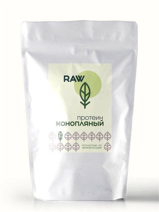 Конопляный протеин RAW organic - 60% 500гр