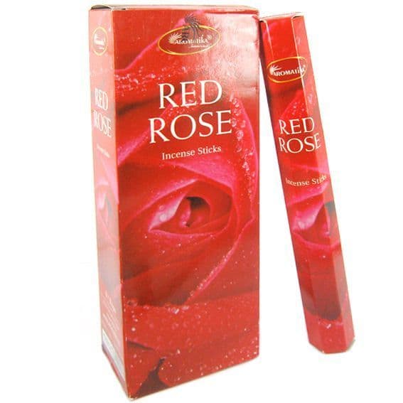 Красная Роза (Red Rose) благовония 20 гр Aromatika
