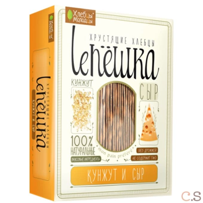 Хлебцы Leпешка кунжут/сыр 150 гр Хлебцы-молодцы