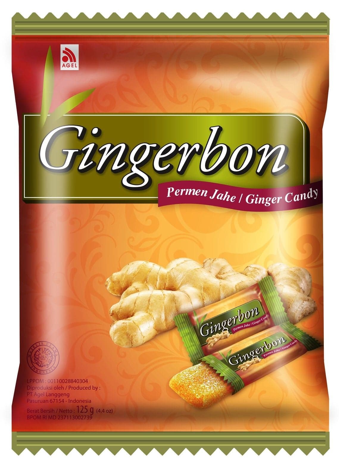 Имбирные конфеты Gingerbon candy 20шт х 125гр
