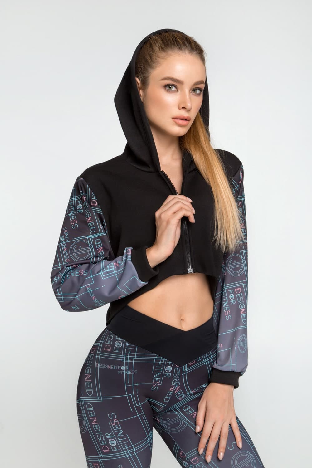 Худи gradient grey Размер XS/S