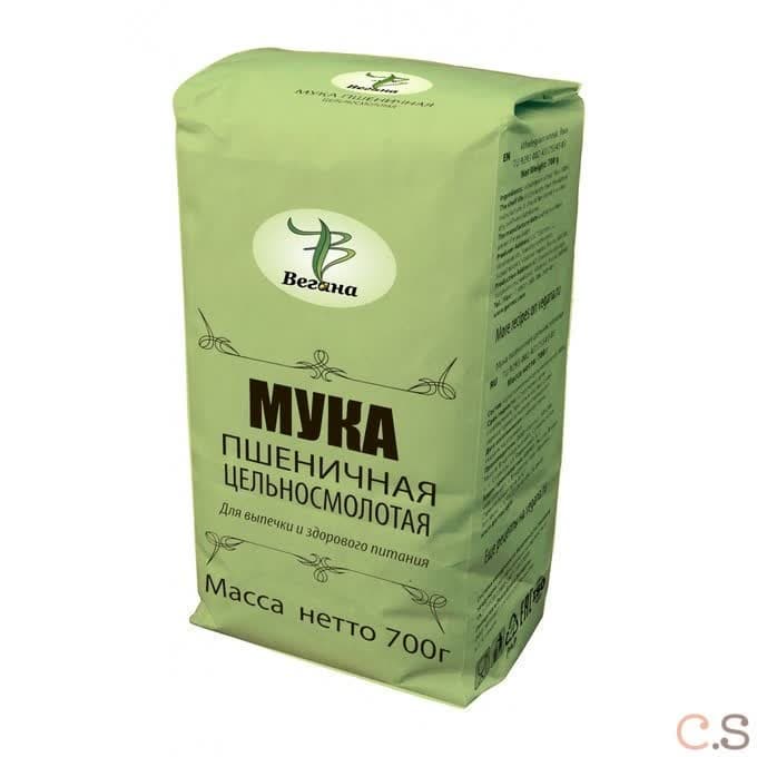 Мука Пшеничная цельносмолотая 700 гр Вегана