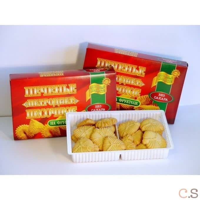 Печенье песочное на фруктозе 220 гр Петродиет
