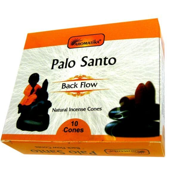 Пало Санто (Palo Santo) благовония стелющийся дым 10 конусов Aromatika
