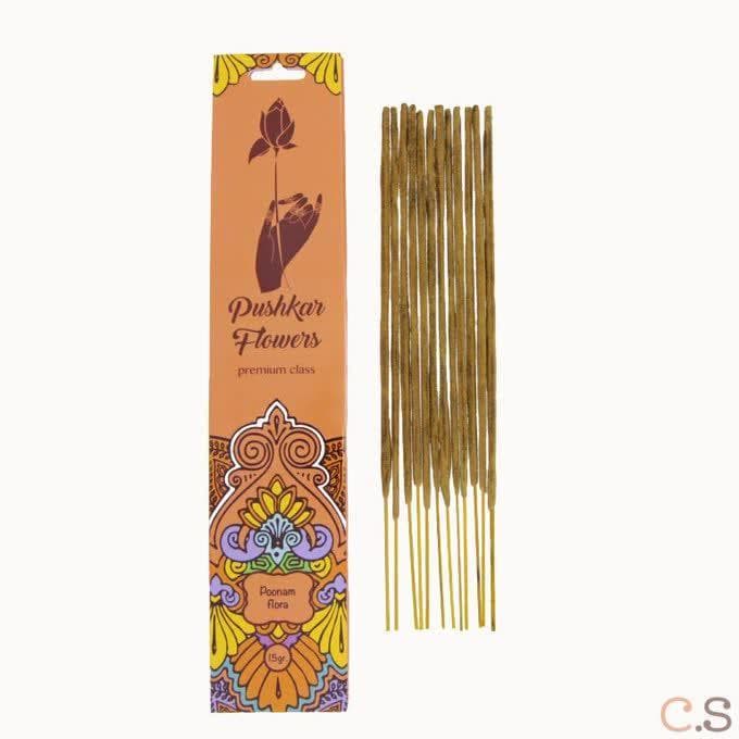 Poonam Flora 15 гр Благовония премиум Pushkar Flowers