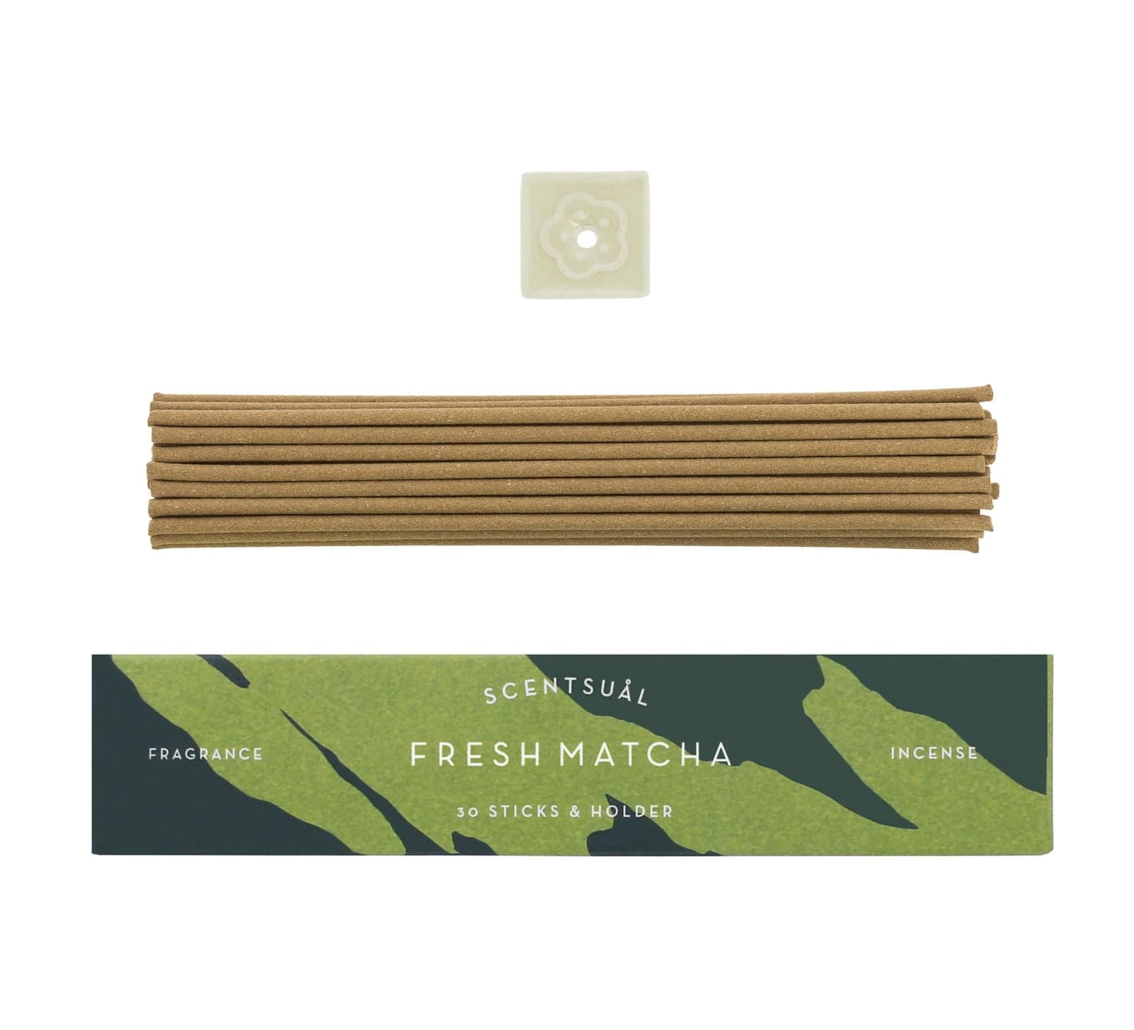 Японские благовония SC Fresh Matcha (чай маття, жасмин) 30 шт + подставка
