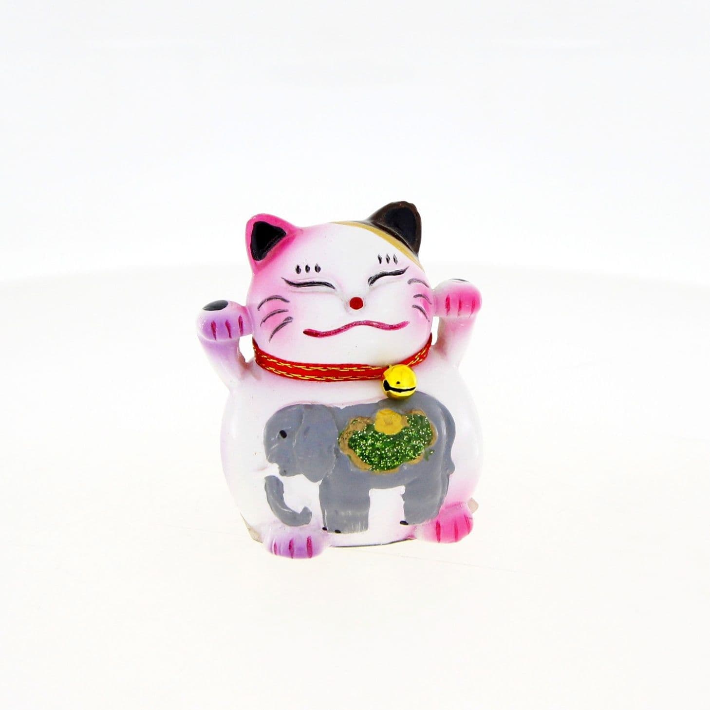 Кошка богатства белая 5,5 см