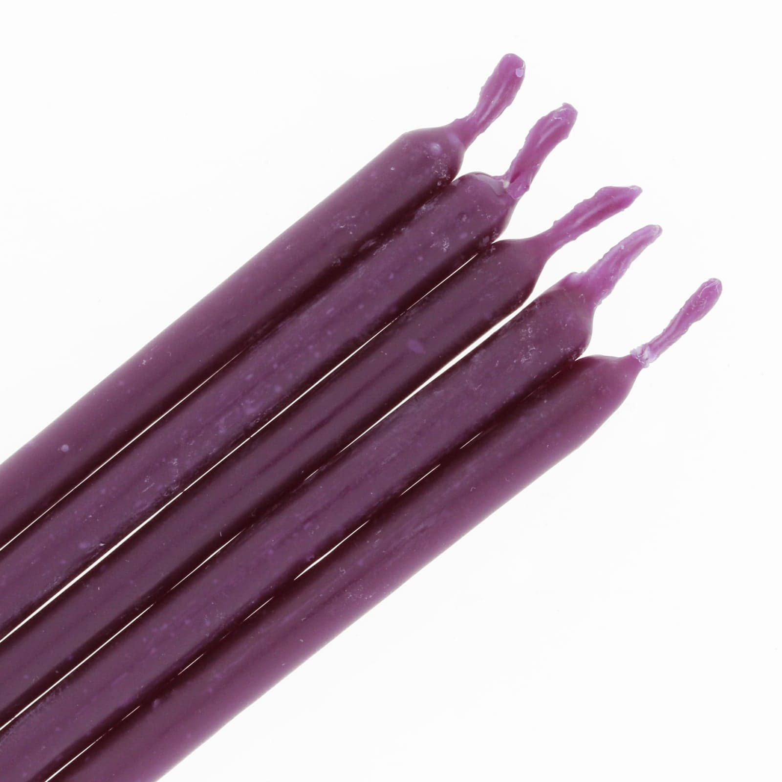 Набор часовых свечей 5 штук фиолетовая 15 см