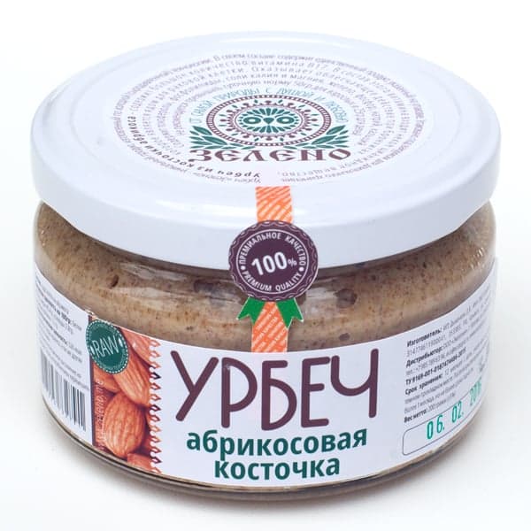 Урбеч из абрикосовых косточек 200 гр