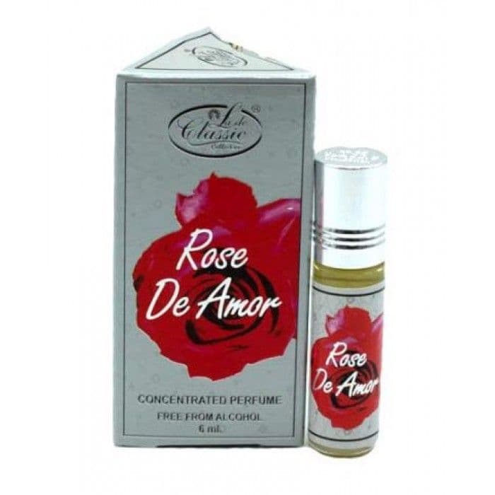 Масляные духи Rose de amor / Роза любви - Al Rehab, 6 мл.