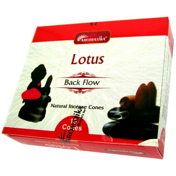 Лотос (Lotus) благовония стелющийся дым 10 конусов Aromatika