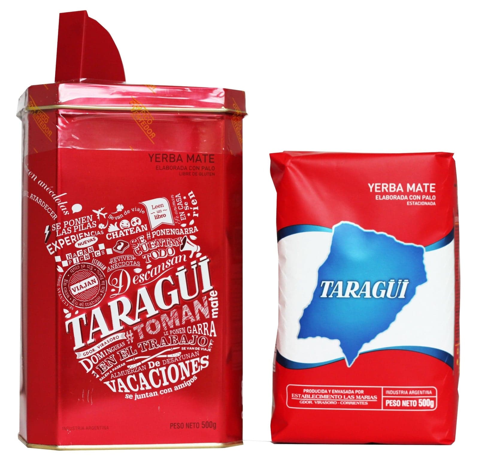 Мате Taragui Tradicional Con Palo 500 гр в жестяной банке