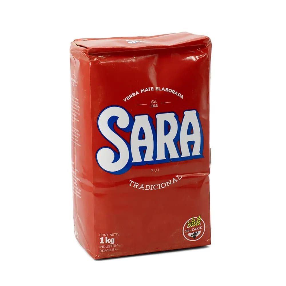 Йерба мате Sara Roja Classic Tradicional 1 кг (красная)