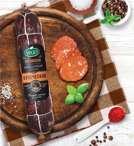 Колбаса полукопченая Купеческая 350 гр Vego