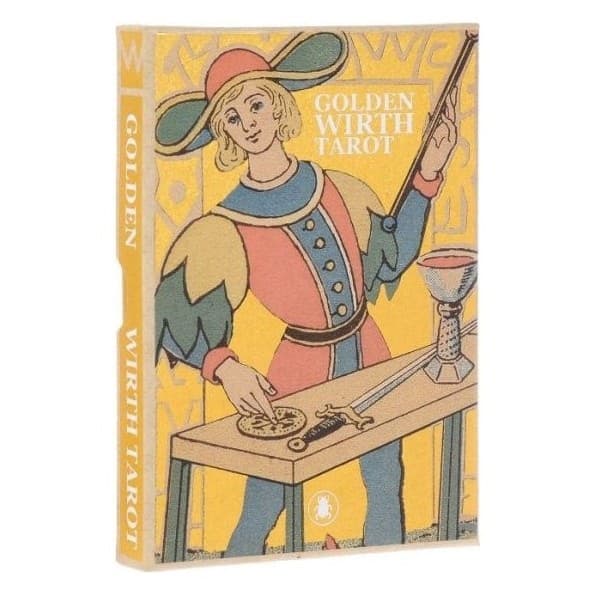 22 Старших Аркана Золотое Таро Вирта, Многоязычная инструкция, включая русский, ISBN 978-8-86527-437