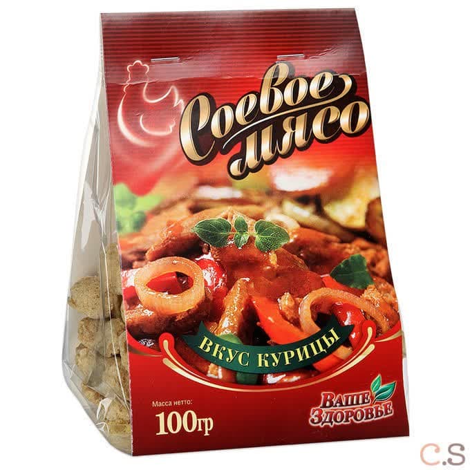 Соевое мясо вкус курицы к.к 100 гр Ваше здоровье
