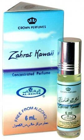Масляные духи Zahrat Hawaii / Гавайский цветок - Al Rehab, 6 мл.