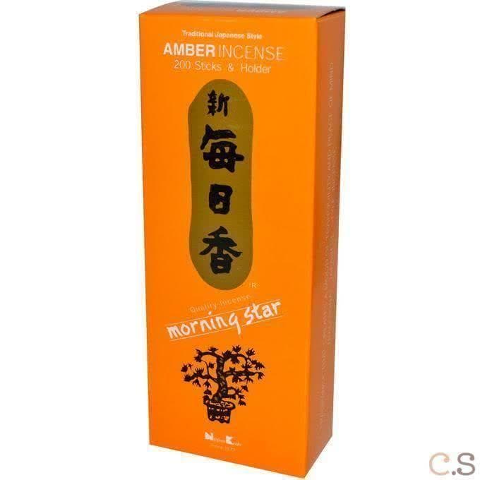 Японские благовония MS 200 Amber с подставкой