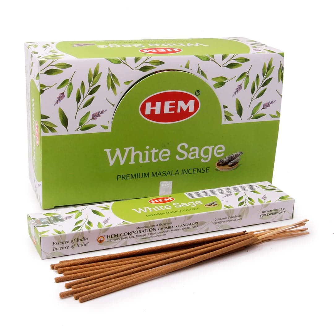 Белый шалфей (White Sage Masala) благовония 15 гр HEM