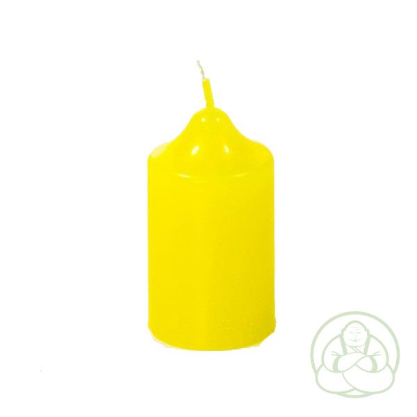 манипура защита чакровая свеча желтая,