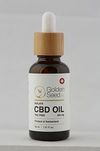 масло кбд изолят (cbd oil) 600 мг. 2%, goldenseed.life,