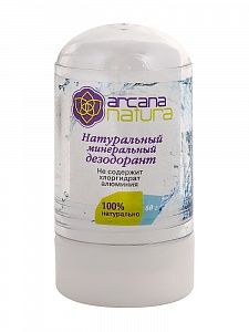 натуральный минеральный дезодорант 60 г arcana natura,