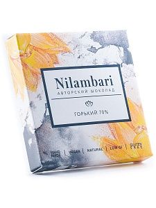 шоколад горький 70% 65 гр ниламбари (nilambari),