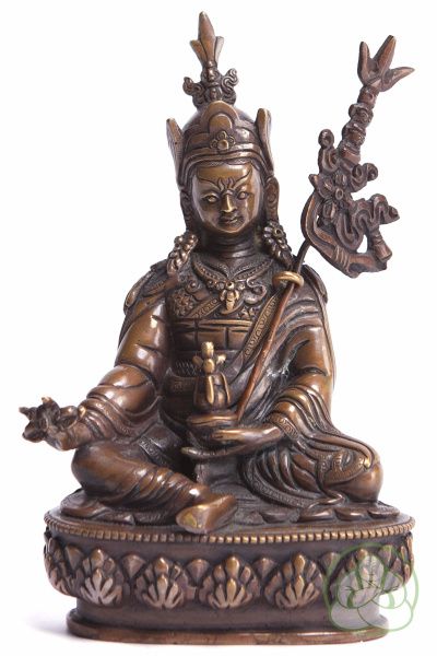 бронзовая статуя падмасамбхава 22 см,