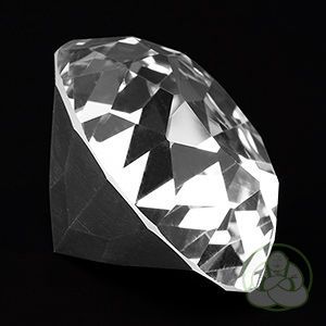 фигура диамант белый 4 см,