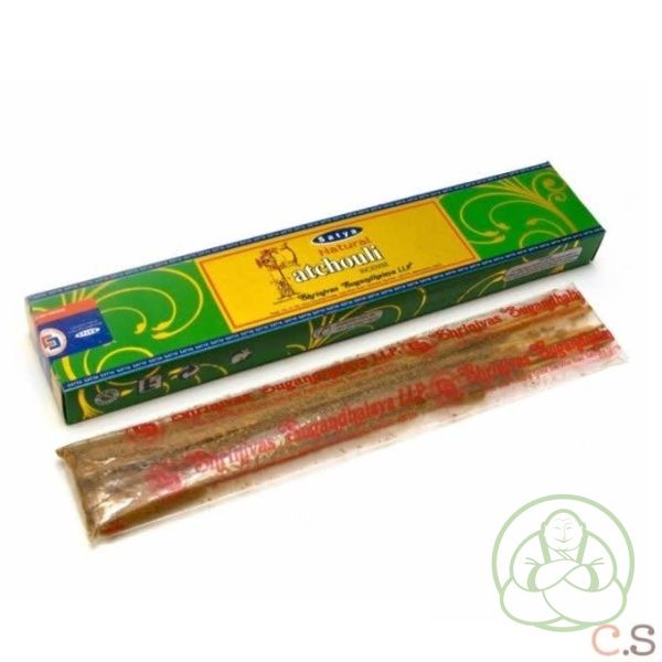 натуральный пачули (natural patchouli) индийские благовония 15 гр satya,