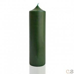свеча алтарная зеленая 22 см,