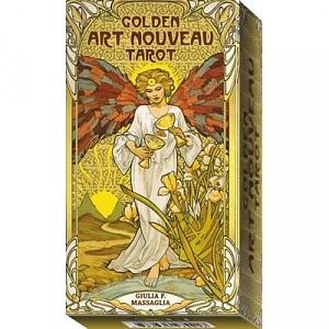 golden art nouveau tarot / золотое таро уэйт арт-нуво,