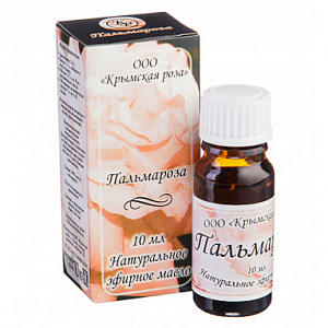 Пальмароза 100% эфирное масло 10 мл Крымская роза