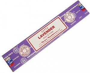 лаванда (lavender) благовония 15 гр satya,