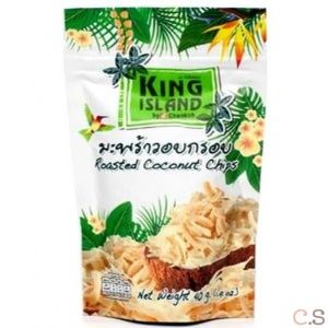 кокосовые чипсы king island, 40 г,