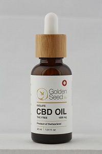 масло кбд изолят (cbd oil) 1800 мг. 6%, goldenseed.life,