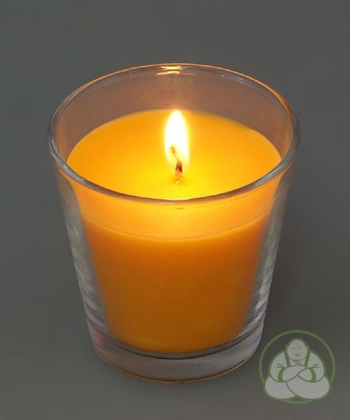 апельсин свеча ароматизированная в стекле,