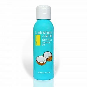 кокосовое масло 100% pure lakshmi care, 100% pure coconut oil, 100 мл,